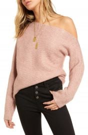 Treasure  amp  Bond One-Shoulder Ribbed Sweater   Nordstrom at Nordstrom