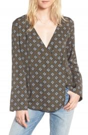 Treasure  amp  Bond Wrap Pajama Top   Nordstrom at Nordstrom