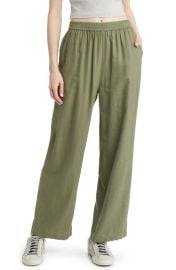 Treasure Bond Drape Linen Blend Pants at Nordstrom