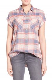 Treasure Bond Drapey Plaid Shirt at Nordstrom