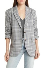 Treasure Bond Oversize Plaid Blazer at Nordstrom