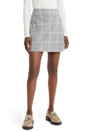 Treasure Bond Plaid Miniskirt at Nordstrom