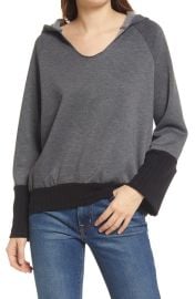 Treasure amp Bond Rib Hoodie at Nordstrom