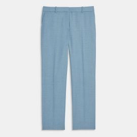 Treeca Pant In Sleek Flannel at Theory