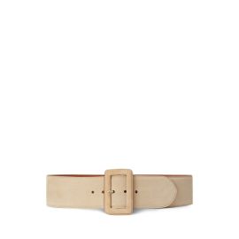 Trench-Buckle Calf-Suede Belt for Women Ralph Lauren PA at Ralph Lauren