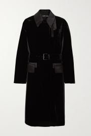 Trench Velvet Coat by Tom Ford at Net A Porter