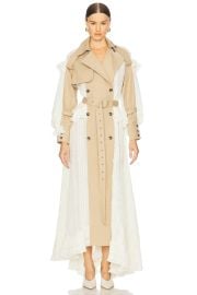 Trench With Ruffle Dress at Revolve
