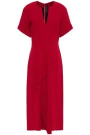 Tresta Draped Stretch-Crepe Midi Dress by Roland Mouret at The Outnet