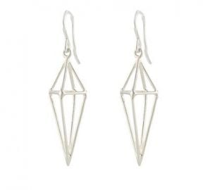 Triangle Cage Earrings at Peggy Li