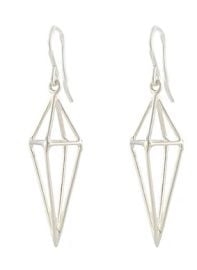 Triangle Cage Earrings at Peggy Li