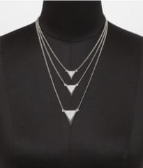 Triangle necklace at Express