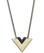 Triangle necklace at Macys at Macys