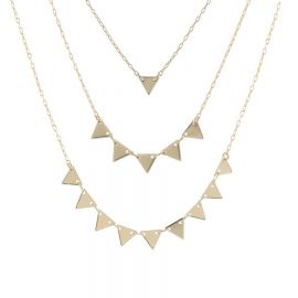 Triangles Necklace at Peggy Li