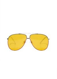 Tribal ëyës Highlife Yellow 58mm aviator sunglasses at Nordstrom