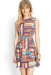 Tribal Print Woven Dress at Forever 21