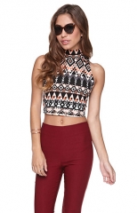 Tribal crop top by LA Hearts at Pacsun