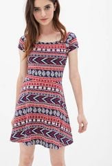 Tribal print dress at Forever 21