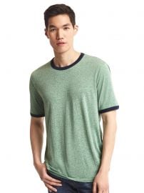 Triblend tee in Green at Gap