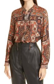 Tricia Folkloric Print Shirt by Kobi Halperin at Nordstrom