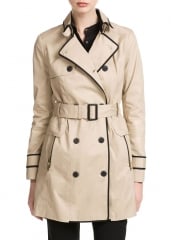 Trim Trench Coat at Mango