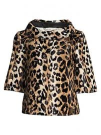 Trina Turk - Kailee Leopard-Print Faux-Fur Top at Saks Fifth Avenue