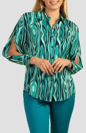Trina Turk Arielle Button-Up Shirt in Ceramic Multi at Nordstrom Rack at Nordstrom Rack