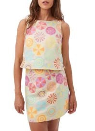 Trina Turk Cayley 2 Umbrella Jacquard Top at Nordstrom