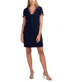 Trina Turk Flourish Scalloped Embroidered Dress - Macys at Macys