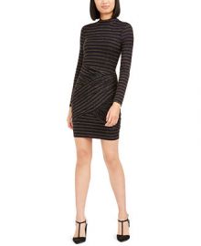 Trina Turk Golden Metallic-Stripe Bodycon Dress   Reviews - Dresses - Women - Macy s at Macys