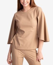 Trina Turk Recess Cape-Sleeve Top  Reviews - Tops - Women - Macys at Macys