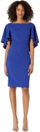 Trina Turk Women s Cape Sleeve Dress at Amazon