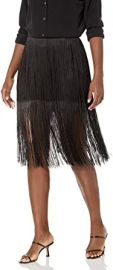 Trina Turk Women39s Fringed Skirt at  Womens Clothing store at Amazon