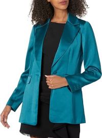 Trina Turk Women39s Satin Blazer at Womens Clothing store at Amazon