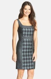 Trina Turk and39Elissaand39 Woven Houndstooth Sheath Dress at Nordstrom