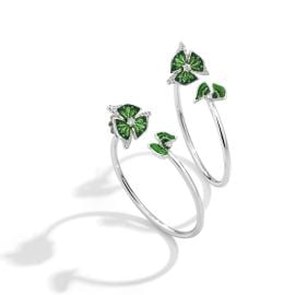 Trinity Hoop Earrings Sicis Jewels at Sicis Jewels