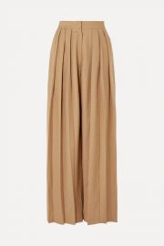 Triple Pleat wool-blend wide-leg pants  at Net a Porter