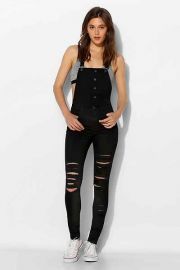 Tripp NYC Shredded Knee Overalls at Urban Outfitters