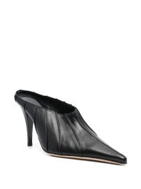 Trish 100mm Leather Mules by By Far at Farfetch