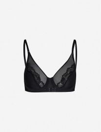 Triumph Lace Spotlight stretch-mesh underwired bra at Selfridges