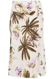 Tropical Garden Midi Skirt by Vince at The Outnet