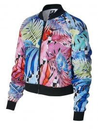 Tropical Printed Zip Front Jacket at Lord and Taylor