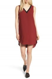 Trouv   Rib Detail Shift Dress at Nordstrom