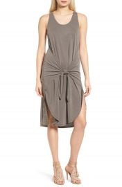 Trouv   Tie Front Knit Dress at Nordstrom