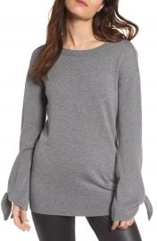 Trouv   Tie Sleeve Sweater at Nordstrom