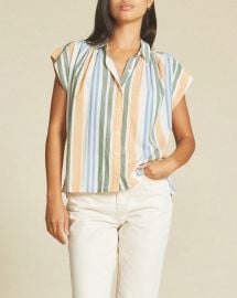 Trovata Della Shirt Antibbes Stripe at Trovata