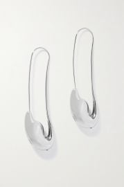 Trudie Silver-Tone Earrings by Chloe at Net A Porter