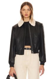 Trudy Faux Leather Jacket at Revolve