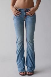 True Religion Joey Low Rise Super Qt Flap Flare Jean at Urban Outfitters