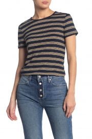 True Stripe Knit T-Shirt by Frame at Nordstrom Rack