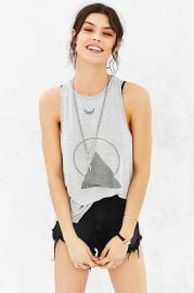 Truly Madly Deeply Moon Halo Racerback Tank Top at Urban Outfitters